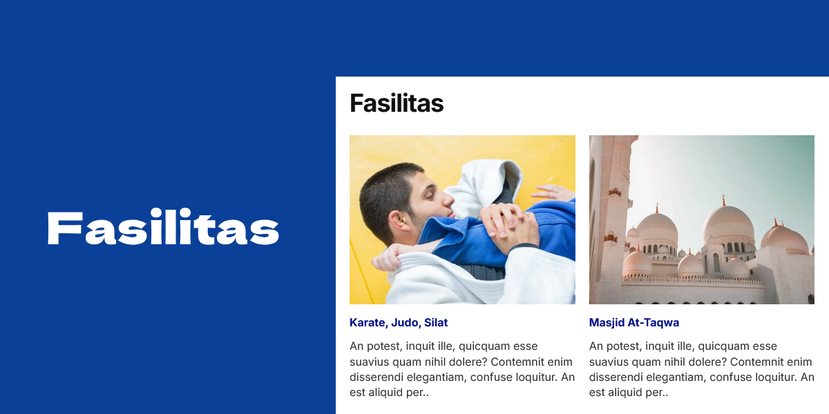 Fitur Pos Fasilitas Sekolah - Mading – Tema Web Sekolah