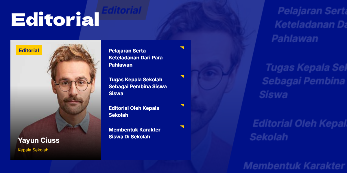 Fitur Pos Editorial - Mading – Tema Web Sekolah