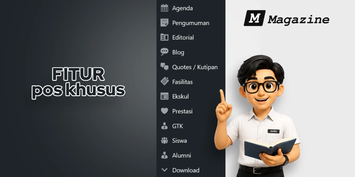 Fitur Pos Khusus - Magazine – Tema Web Sekolah