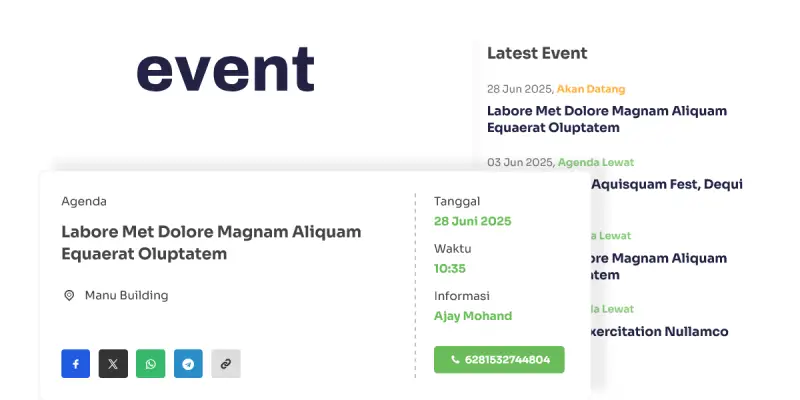 Pos Khusus Agenda Event