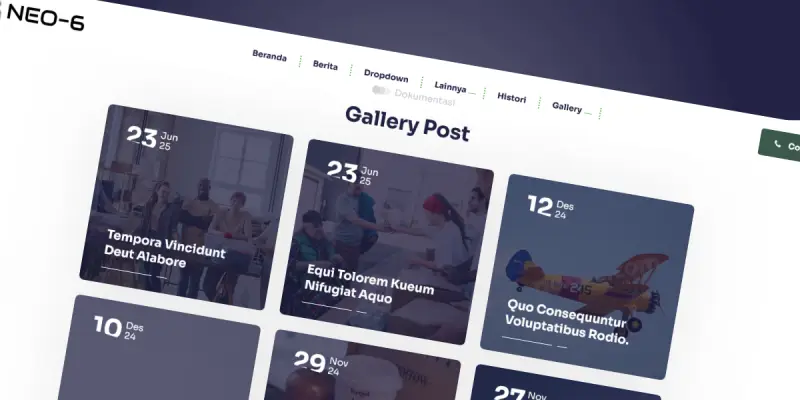 Pos Khusus Untuk Galeri