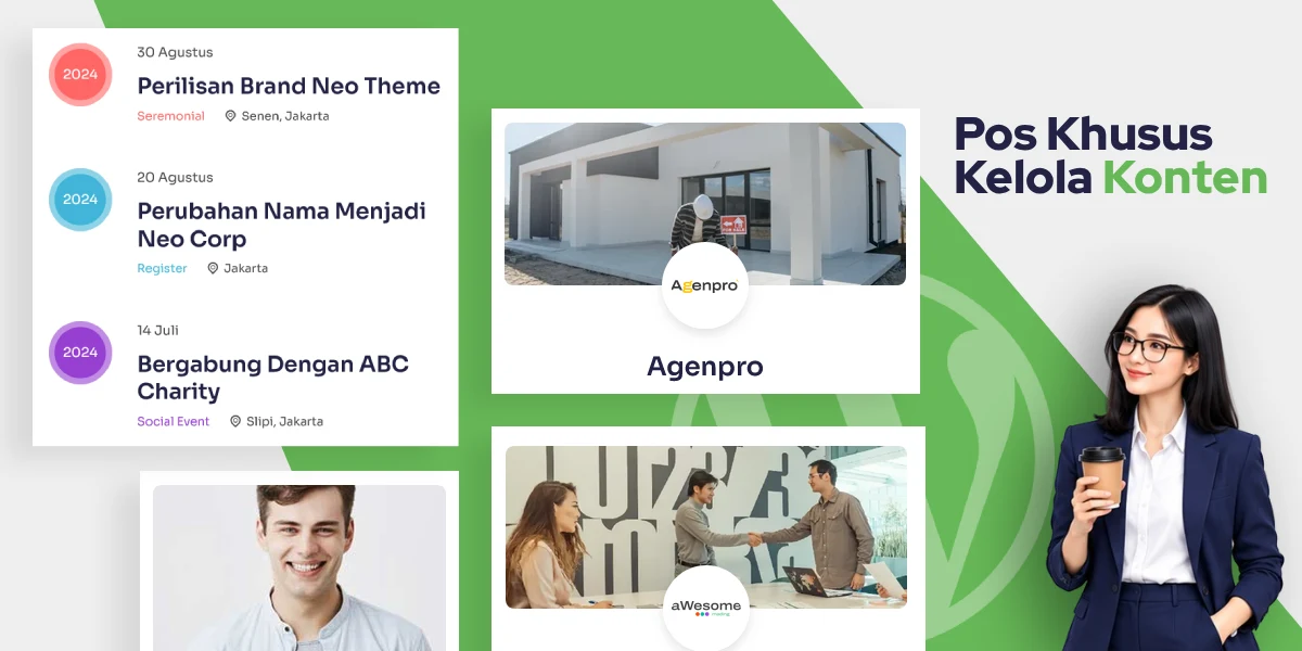 Pos Khusus Untuk Kelola Konten - Neo Six – Tema Company Profile