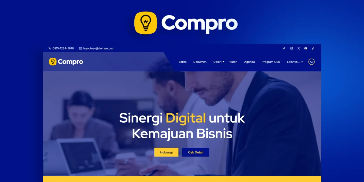 Neo Compro - Tema Company Profile