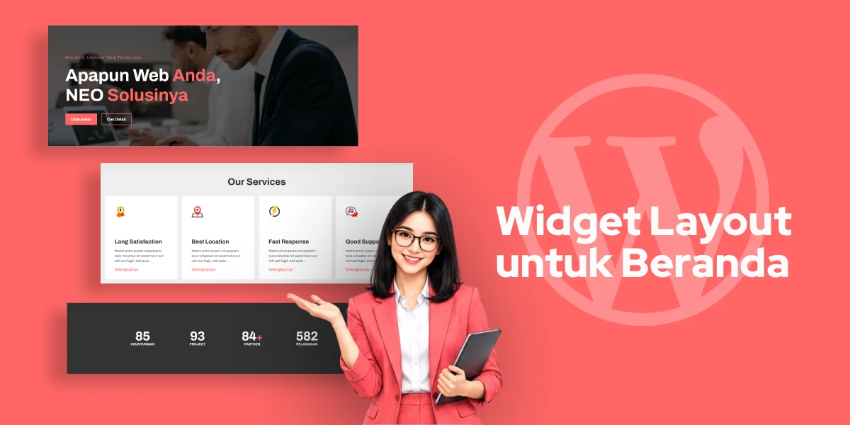 Bangun Layout Dengan Widget - Neo – Tema Company Profile