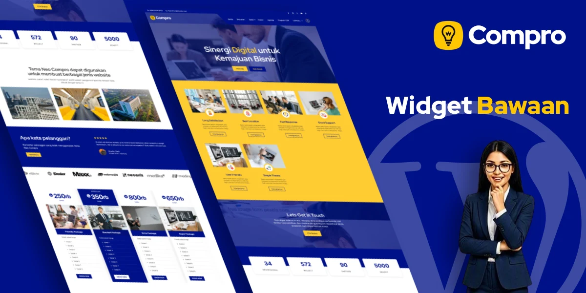 Bangun Layout Dengan Widget - Neo Compro – Tema Company Profile