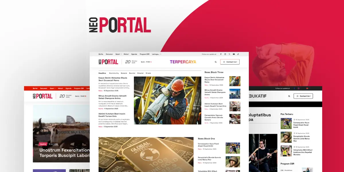 News Portal, Tema Compro + Berita