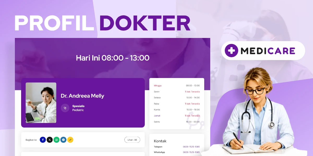 Profil Dokter Dan Tenaga Medis - Medicare – Tema Website Rumah Sakit