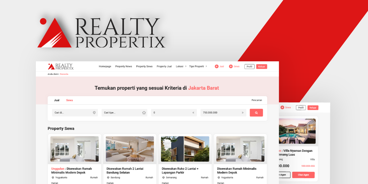 Realty, Tema Properti Multi Agen