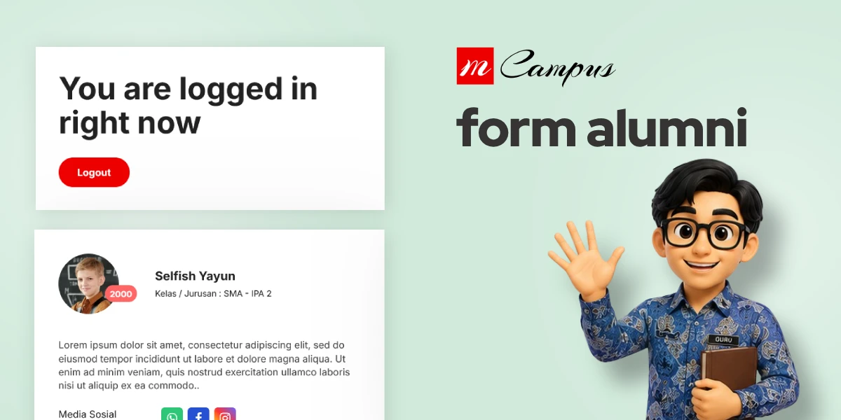 Form Khusus Alumni - Campus – Tema Web Sekolah