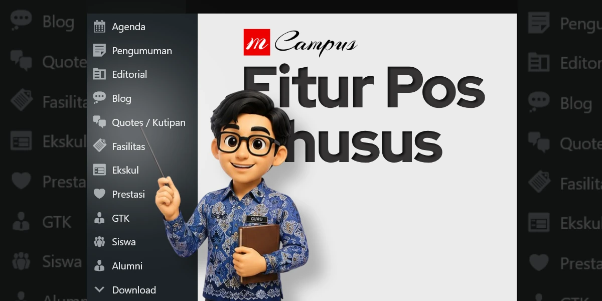 Fitur Pos Khusus - Campus – Tema Web Sekolah