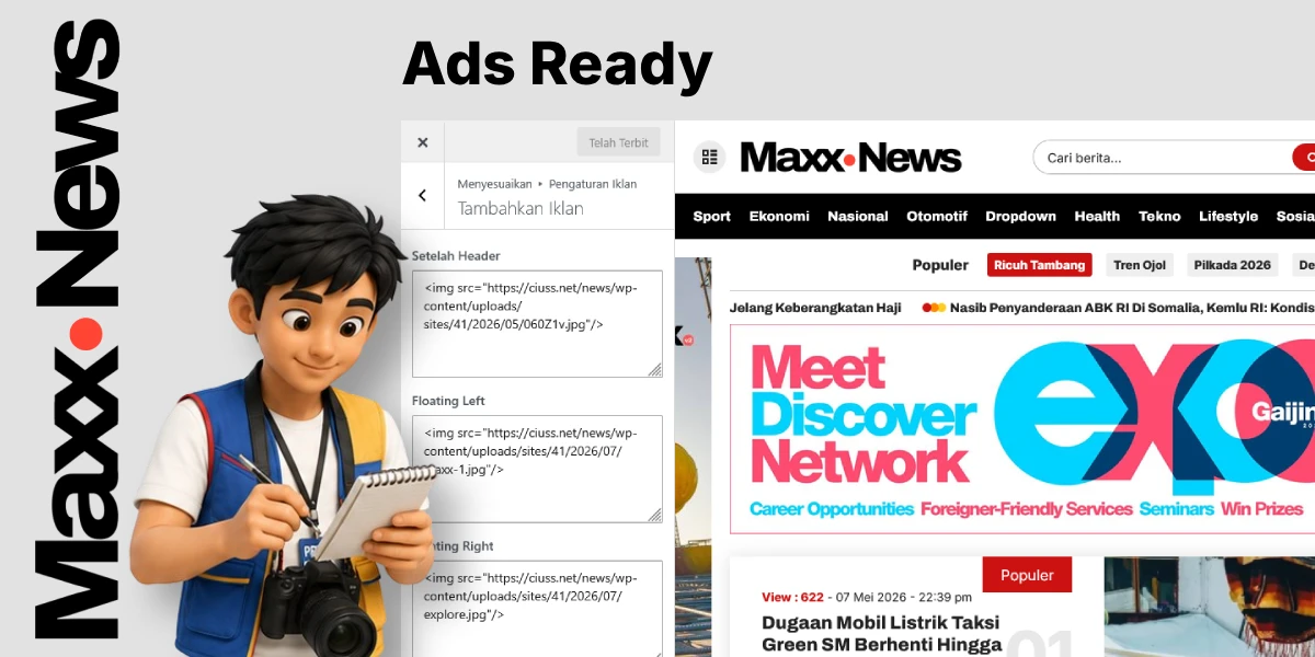 Ads Ready - Maxx News – Tema Web Berita