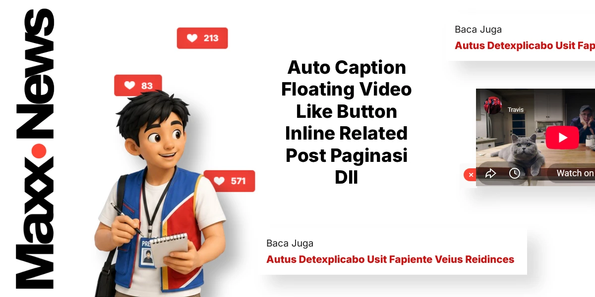 Fitur Pendukung - Maxx News – Tema Web Berita