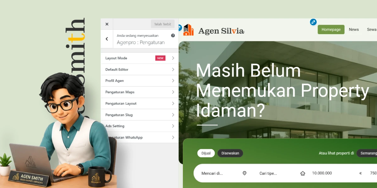 Seting Yang Mudah - Smith – Tema Properti Single Agen