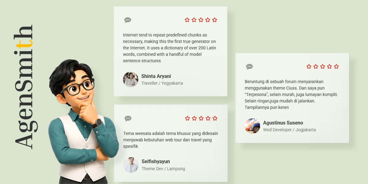 Testimoni Pelanggan - Smith – Tema Properti Single Agen