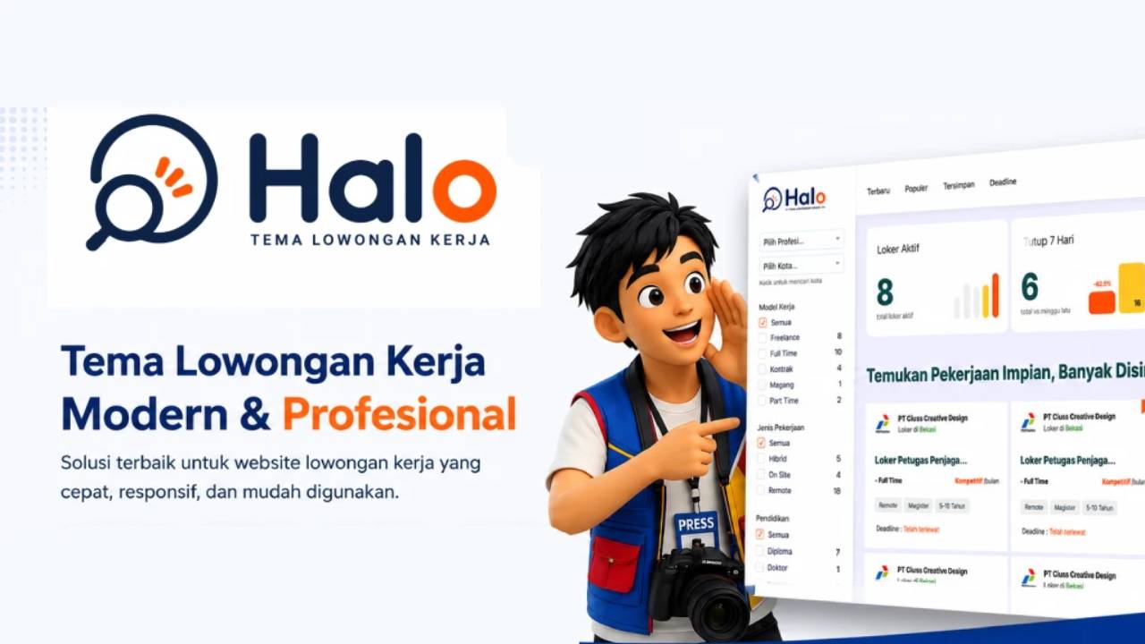 Tema Loker Yang Simple - Halo, Tema Loker Indonesia